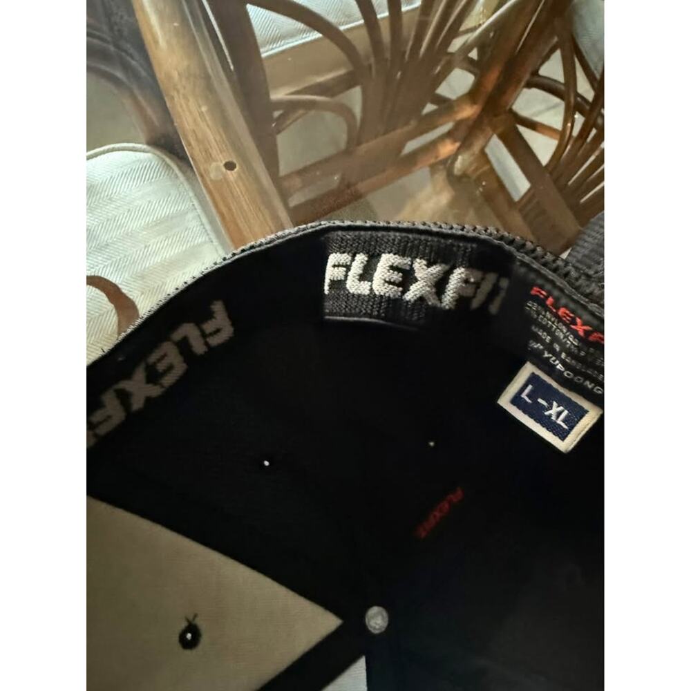 3 FlexFit Baseball Caps Mens Size L/XL Black Used No Tears, Rips or Stains - Picture 3 of 7